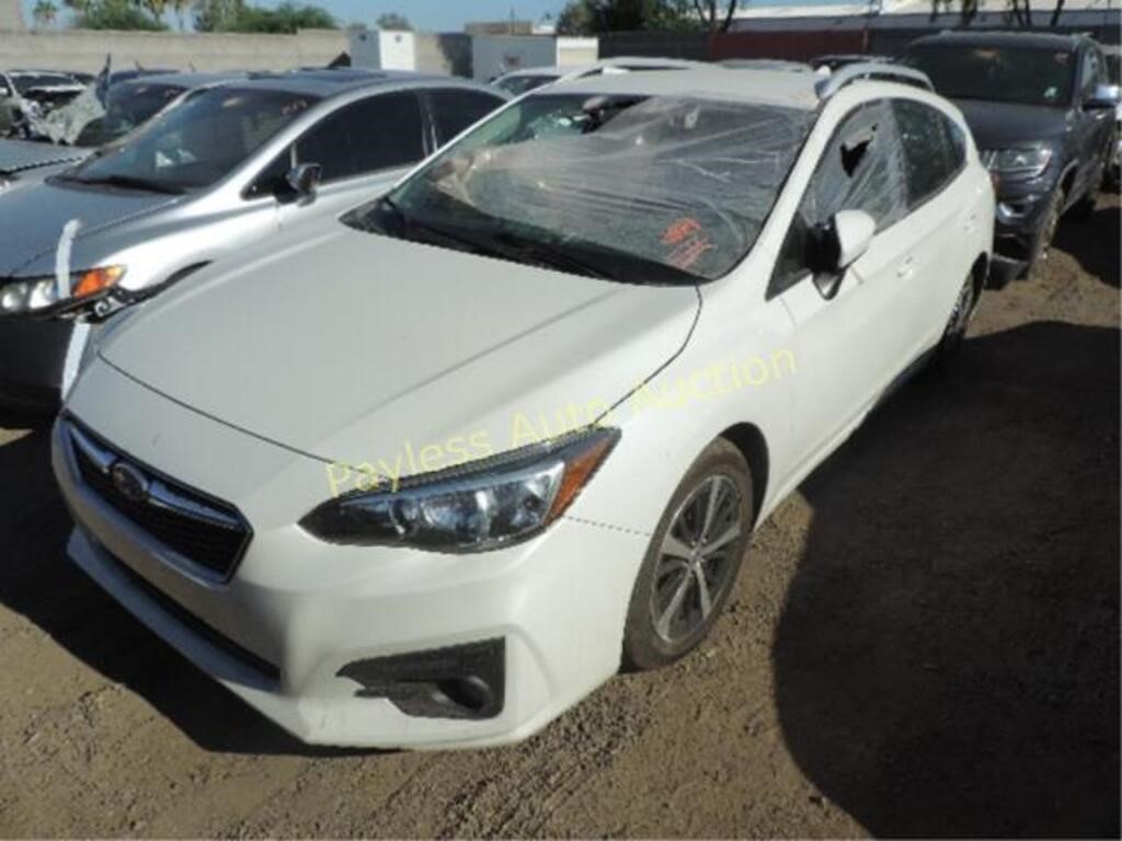 2019 Subaru Impreza 4S3GTAD65K3735651 White