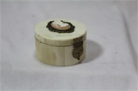 A Cameo Bone Trinket Box