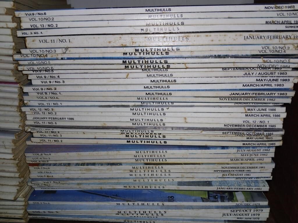 Large Stack of Multihulls Magazine - Assorted