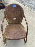 steel lawn chair