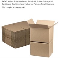 MSRP $28 40 Pack Shipping Boxes