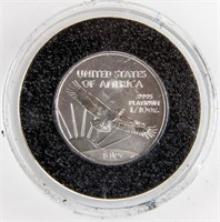 Coin 1999 Platinum $10 Eagle 1/10th Oz.