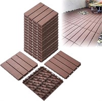 Botabay Plastic Interlocking Deck Tiles, 38 Pack,