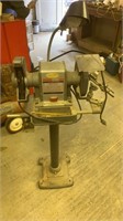 Bench Grinder on stand