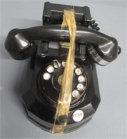 Telephone. Black with Silver Dial. Original.