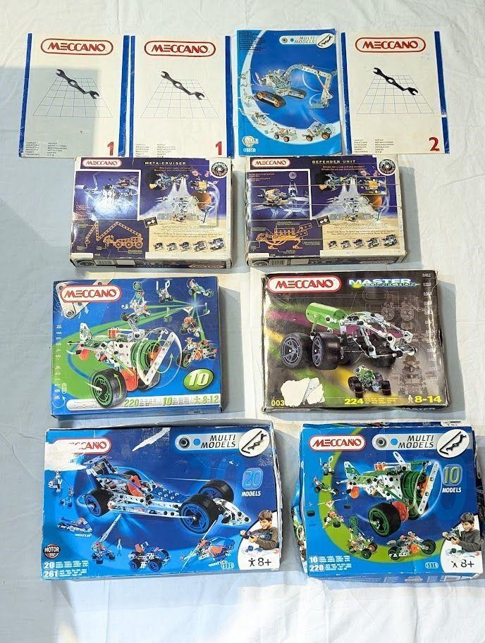 Lot Of 6 Meccano Toys With Instructions