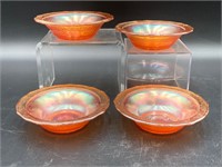 Carnival Glass Marigold Normandie Dishes