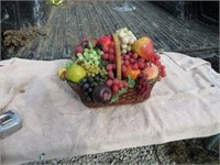 Vintage Fake Fruit Basket