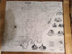 Very Large Plat Maps of Edwards/ Wabash Co