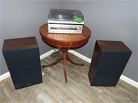 Stereo System with 2 Kenwood Speakers