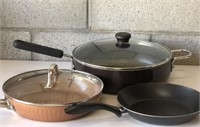 Frying Pans with Lids