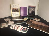 RELIGIOUS BOOKS AND LAMINATED CARDS