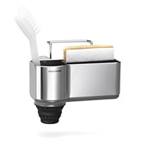 simplehuman Sink Caddy with Suction Cup, Brushed