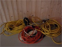 Electrical Cord Lot Various Sizes
