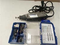 Dremel tool with set of tools