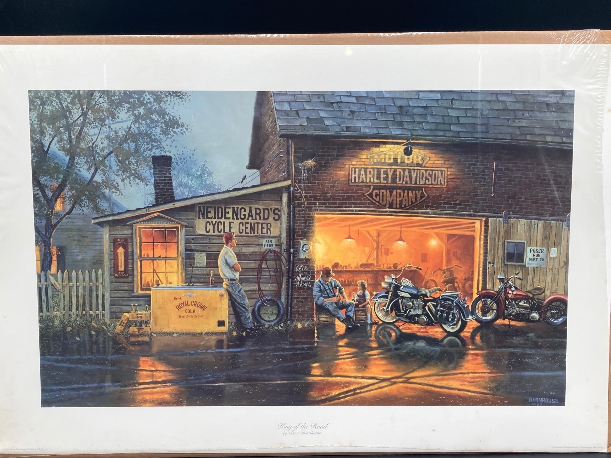 16x28” Dave Barnhouse “King Of The Road” Print