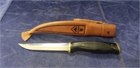 (1) Normark Knife w/ Leather Sheath