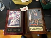MCGWIRE AND BARKLEY PLAQUES