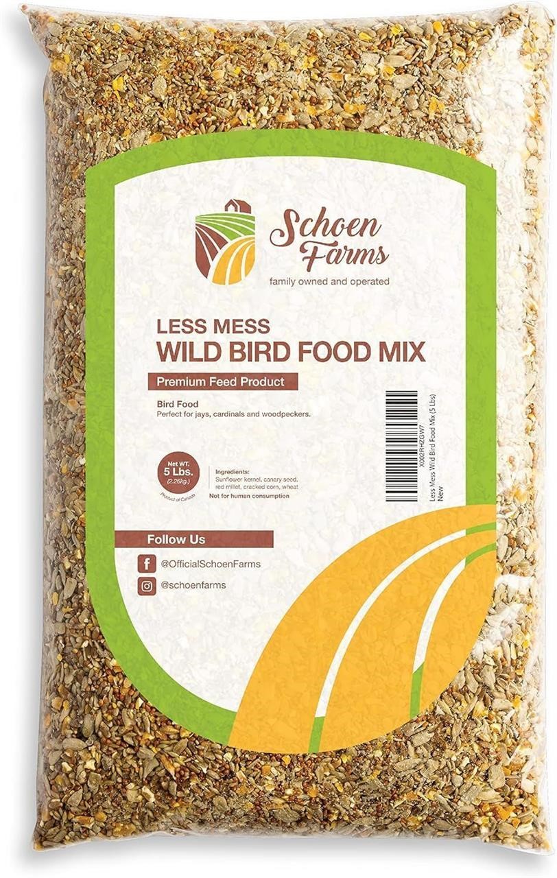 NEW Less Mess Wild Bird Seed Food Mix