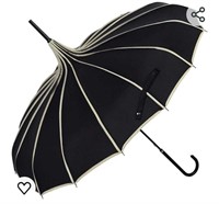 Umbrella Parasol Bridal Wedding - Black