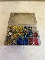 Small container of electric parts