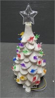 Battery Operated Ceramic Christmas Tree