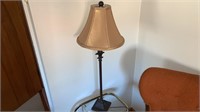 Table Lamp and Glass End Table