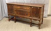 Early 20th Century Jacobean Sideboard Buffet