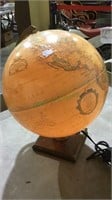 Reprogle globe, 12 inch diameter light up