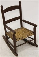 Primitive child's rocking chair