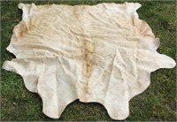 Cow hide design rug