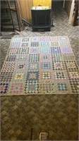 Beautiful hand stitched patch quilt