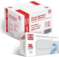 XL VINYL SYNMAX GLOVES 10 BOXES OF 100 GLOVES