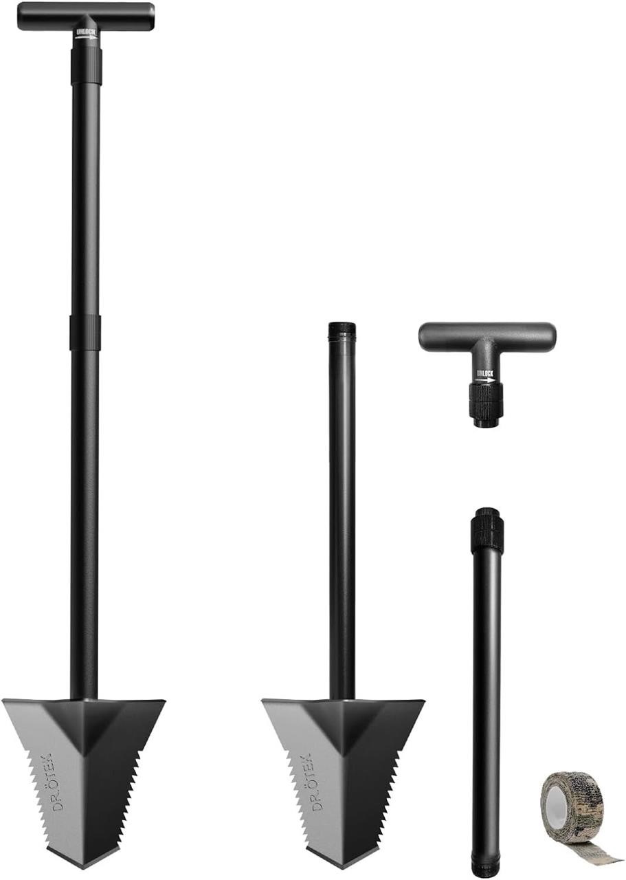 DR.TEK Spade Shovel  31 & 45in  4.5lbs