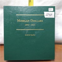 MORGAN DOLLARS 1892 - 1921 BOOK EMPTY