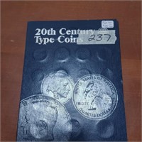 2PICS 20TH CENTRY TYPE COLLECTION W/ SILVER COMPLE