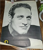 1966 black and white Paul Newman headshot poster