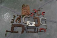 Assorted 'C' Clamps