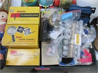 Camera Items. Kodak Electric Carousel, Flasholder+