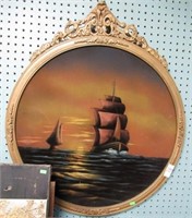 ROUND SHIP PICTURE  26"