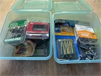 2 Boxes Of Assorted Nails And Screws