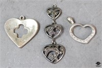 Sterling Pendants / 3 pc