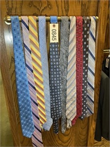 GROUP OF 10 MENS TIES, ASSORTED COLORS BY ZIANETTI