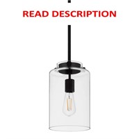 Mullins 1-Light Coal Mini Pendant  6.75 in.