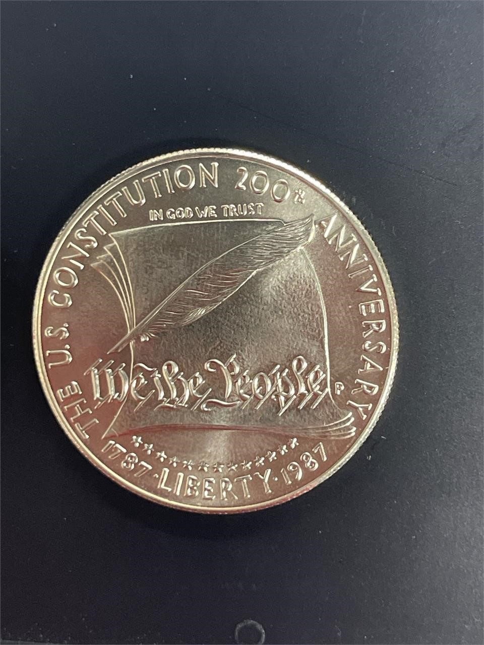 US CONSTITUTION 200 th Anniversary Silver $1
