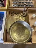 Vintage Brass Trays, Bowl, Miniature Bells, More