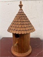 Vintage Handcrafted Wood Bird House
