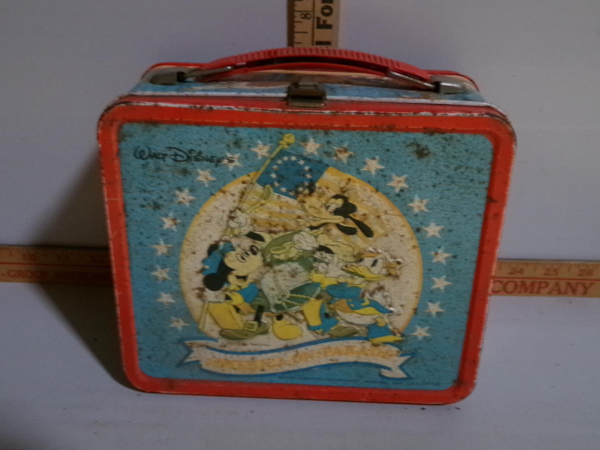 Disney America on Parade Lunch Box w/ Thermos