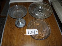 Swivel Veggie Plate, Glassware, Covered Sugar Dish
