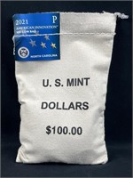 $100 Sealed Mint Bag Amer. Innov $1 Coins (NC)